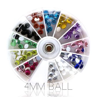 BOULE MULTICOLOR 4mm